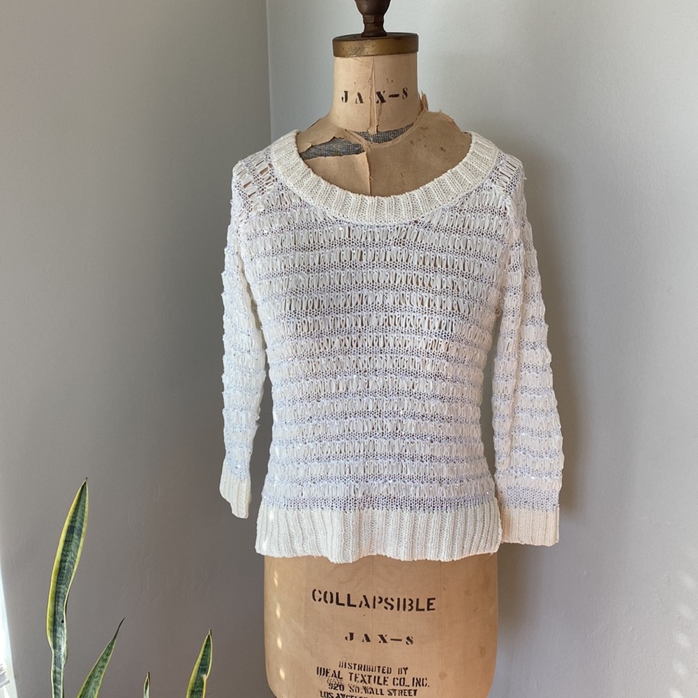 INC NWOT Ivory Summer Sweater